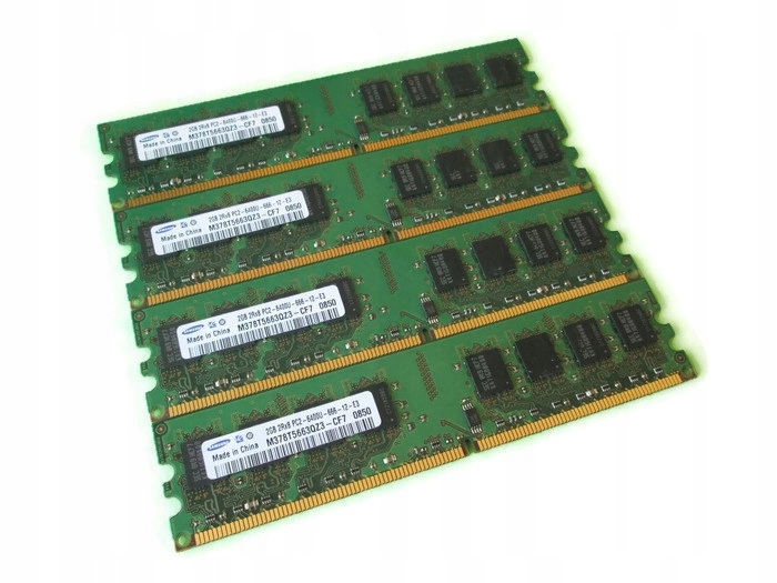__SAMSUNG 8GB (4x2GB) 800Mhz CL6 Dual DDR2 F-Vat !