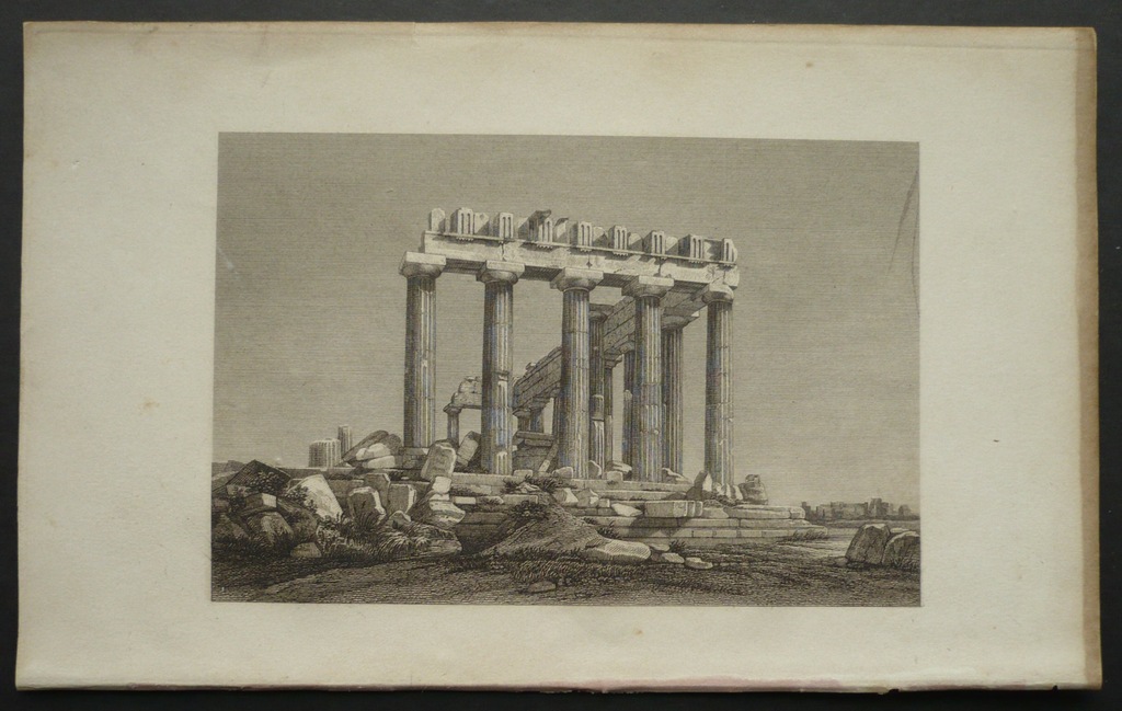 grecka świątynia w Turcji, oryg. ok. 1838