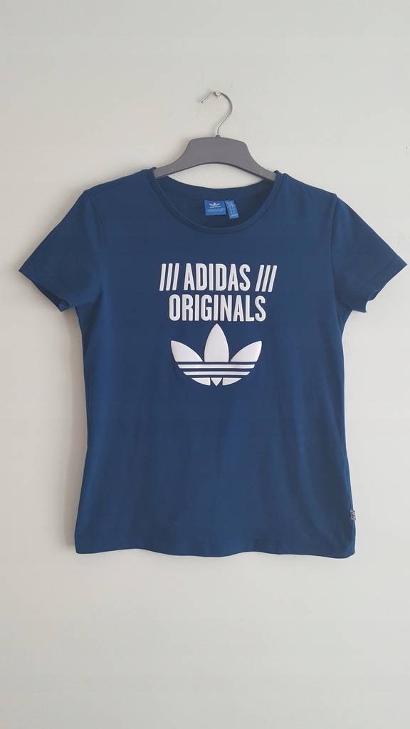 T-shirt niebieski damski Adidas Originals r. M