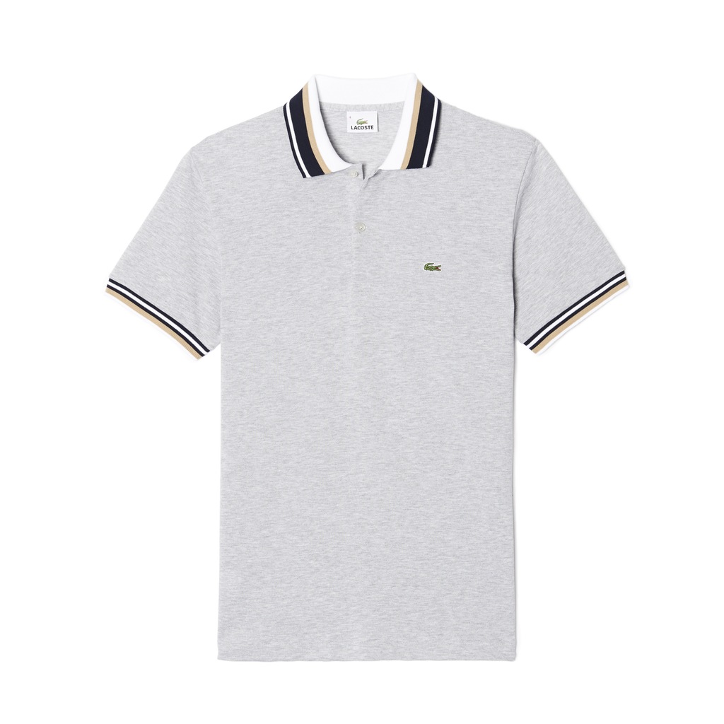 LACOSTE PH8269 KOSZULKA POLO MĘSKA SZARA SLIM S