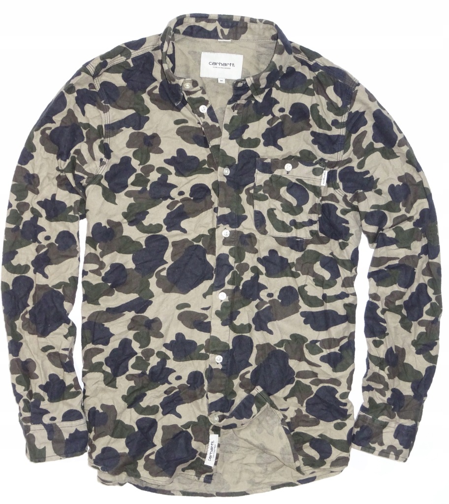 CARHARTT CAMO DUCK SHIRT KOSZULA MĘSKA MORO