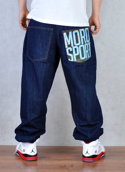 Spodnie M Moro Sport MSP Baggy Jeans Drk