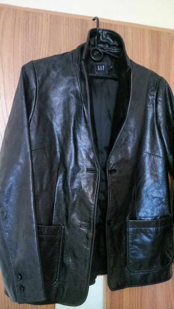 GAP Kurtka skórzana real leather r. 38