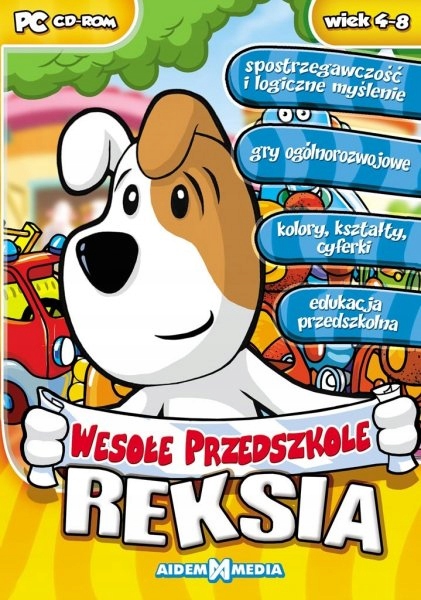 Wesołe Przedszkole Reksia 4-8 PL folia PC eduk 24H