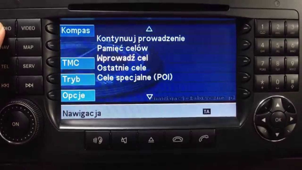 PL menu spolszczenie  Mercedes Comand NTG2 + mapa