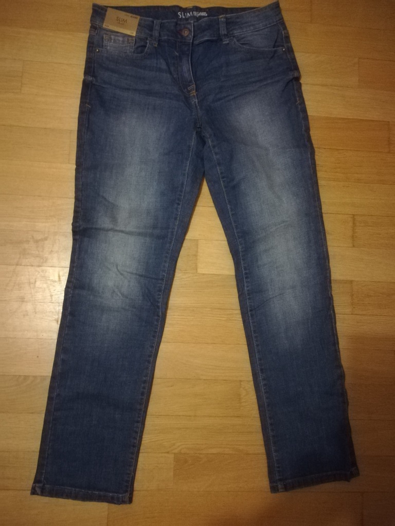 Nowe NEXT spodnie jeansy SLIM r.40 12 Reg