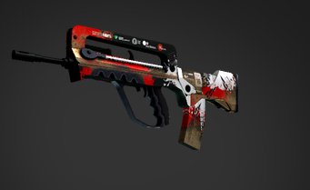 FAMAS Klatka bezpieczeństwa FT 3/5 CS:GO SKIN