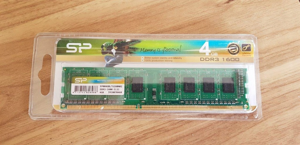 Pamięć Silicon Power 4GB 1600MHz DDR3 CL11 (SP004G