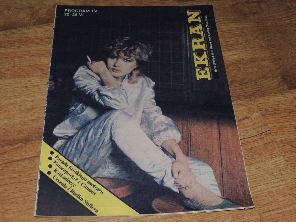 EKRAN 25/1983 Urszula, Marilyn Monroe Eric Clapton