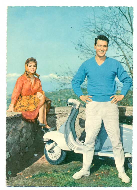 Kino Gina Lollobrigida Rock Hudson Skuter l 70/80