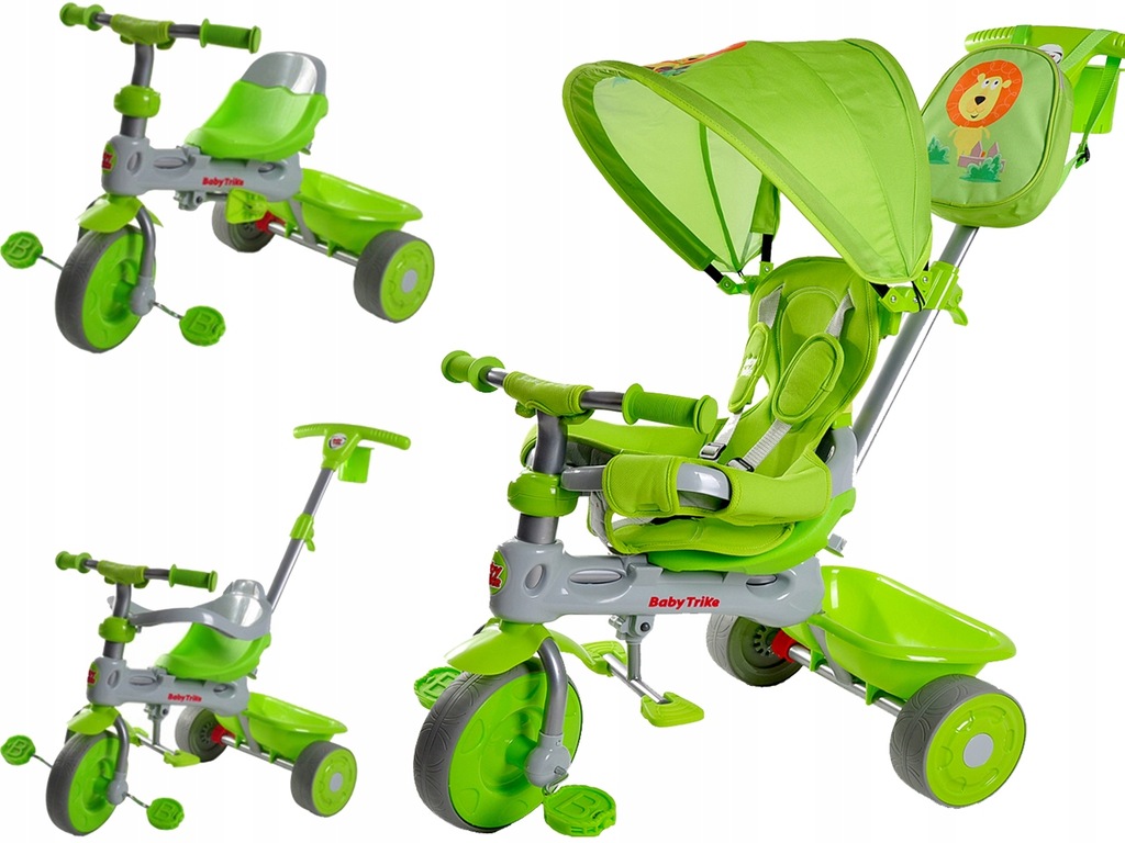 Baby Trike Trójkołowy ROWEREK WIELOETAPOWY 3w1