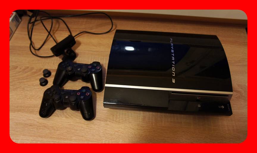 Konsola Playstation 3 FAT CECHH04, 2 pady i kamera
