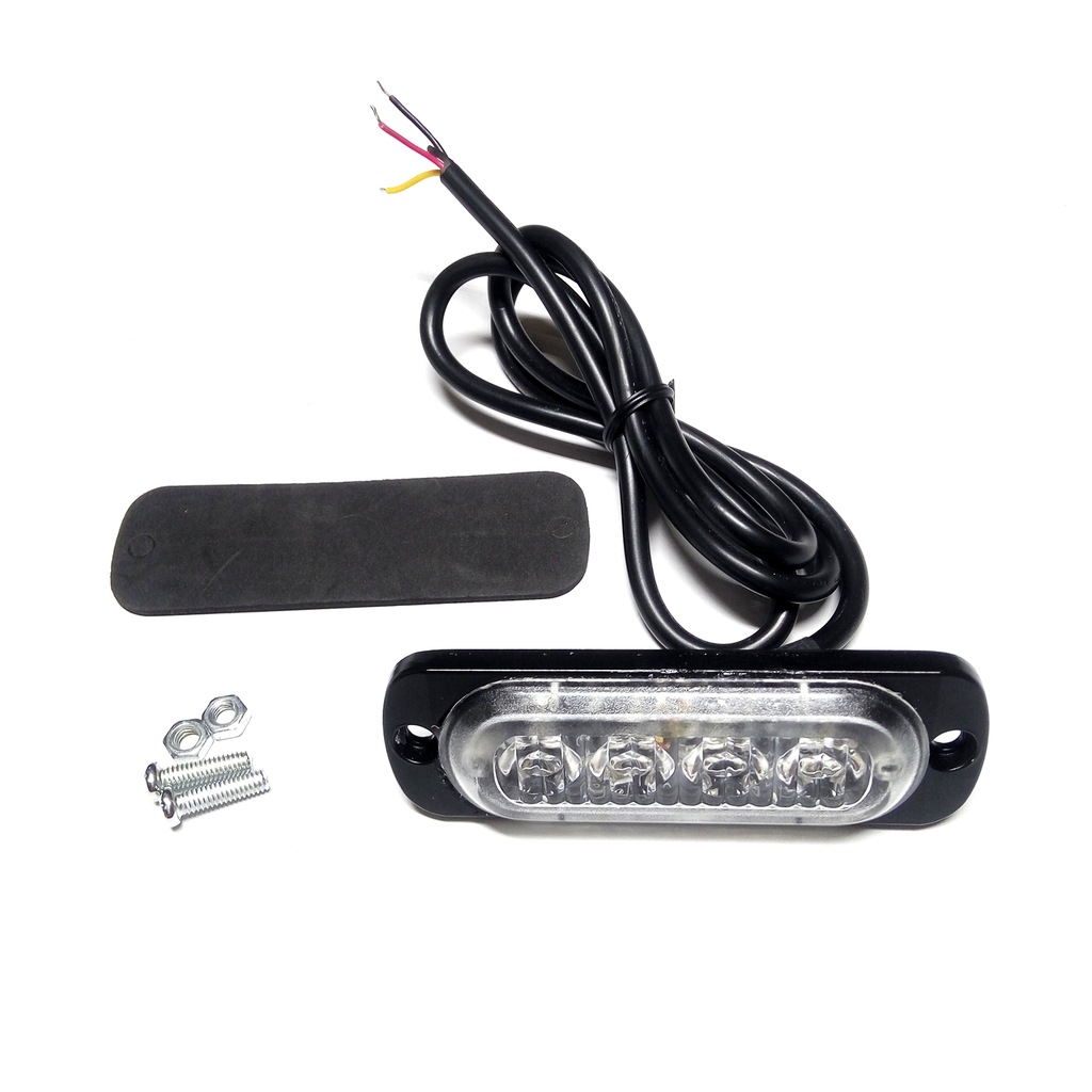 LAMPA OSTRZEGAWCZA STROBOSKOP LED 4 COB