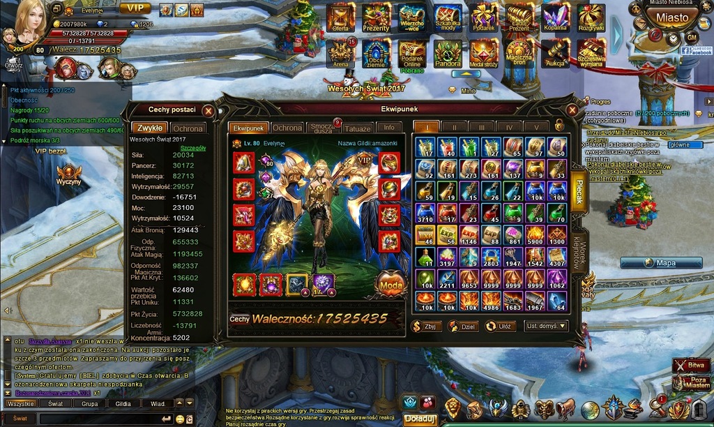 Konto Legend Online Mag 17,5 mln vip