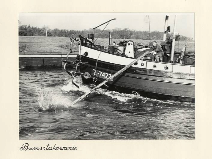 fotografia 1957 Odra Ścinawa Bumsztakowanie