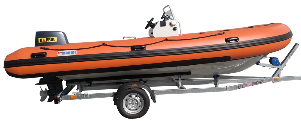 PONTON RIB ŁÓDŹ 520 + SILNIK 60KM + ECHO GPS