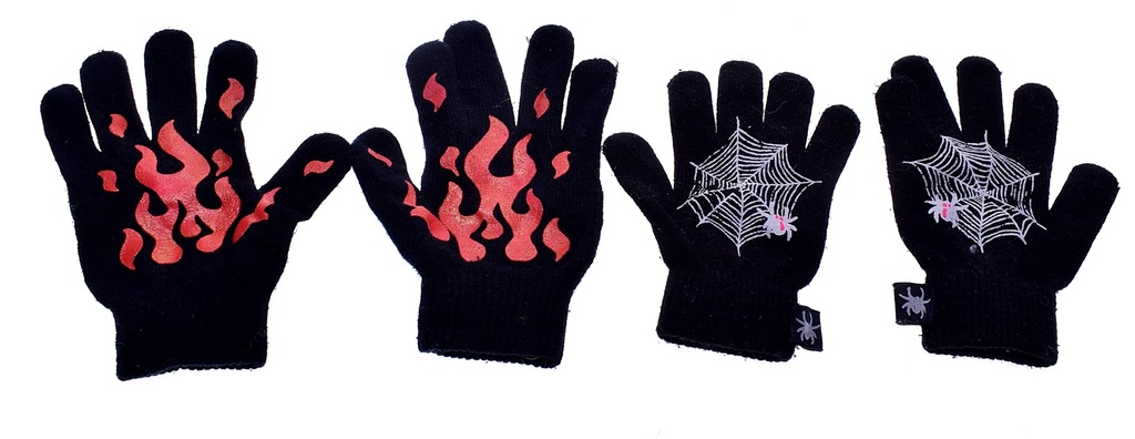 4858-9 ...... i#u REKAWICZKI Z PAJAKIEM BLACK