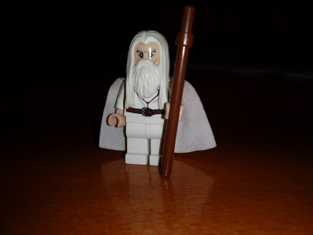 Lego Władca Pierścieni Hobbit Gandalf Biały