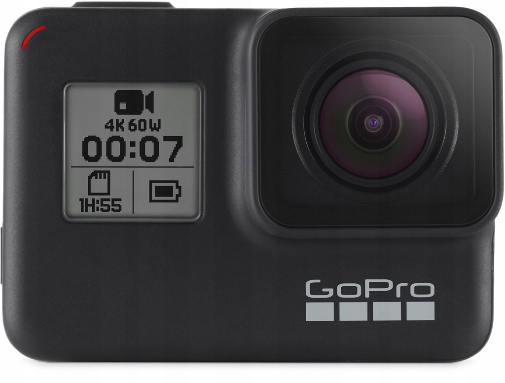 KAMERA HERO7 BLACK GOPRO 4K60 HDR FULL HD GPS