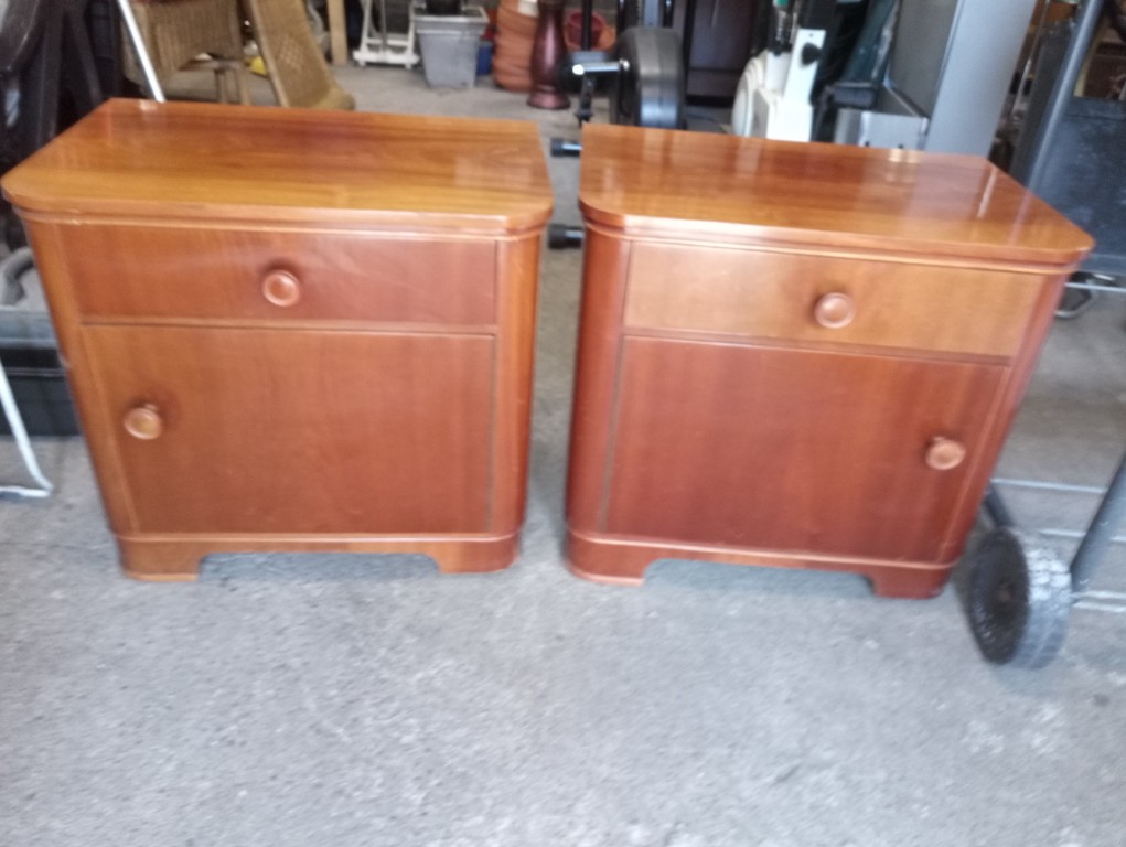 2x szafka szafki nocne retro vintage komoda prl