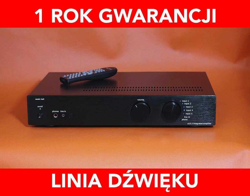 WZMACNIACZ MUSIC HALL - A15.2 - 1 ROK GWARANCJI