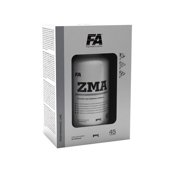 FA Nutrition ZMA 90kap Cynk, magnez i witamina B6