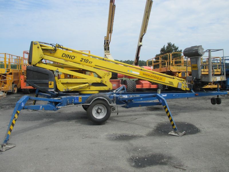 Podnośnik koszowy na przyczepie Dino 210XT 21 m