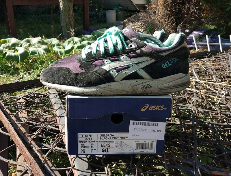 BUTY ASICS GEL SAGA BLACK MINT lyte iii 3 5 czarne