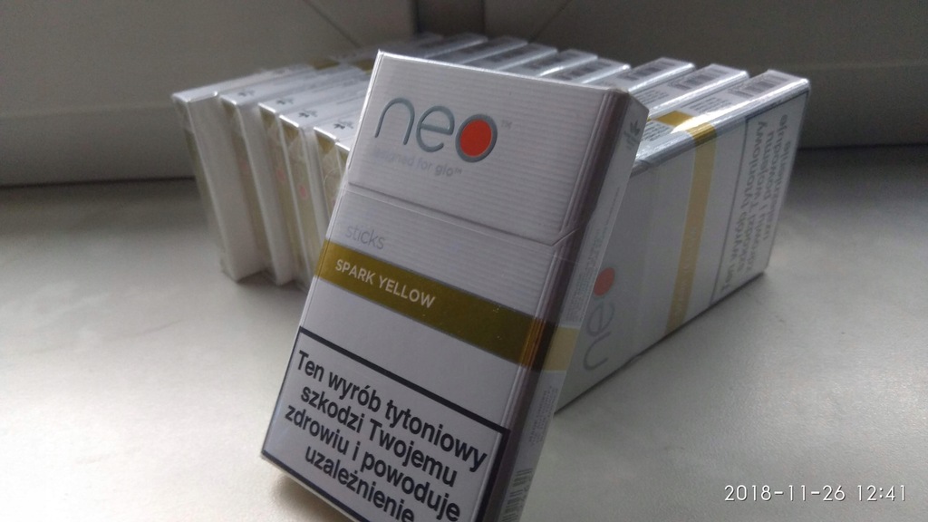 Neo sticks (Spark Yellow) do podgrzewacza Glo