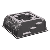 KnS Lego Skała 53588 Dark Gray 1szt Uży