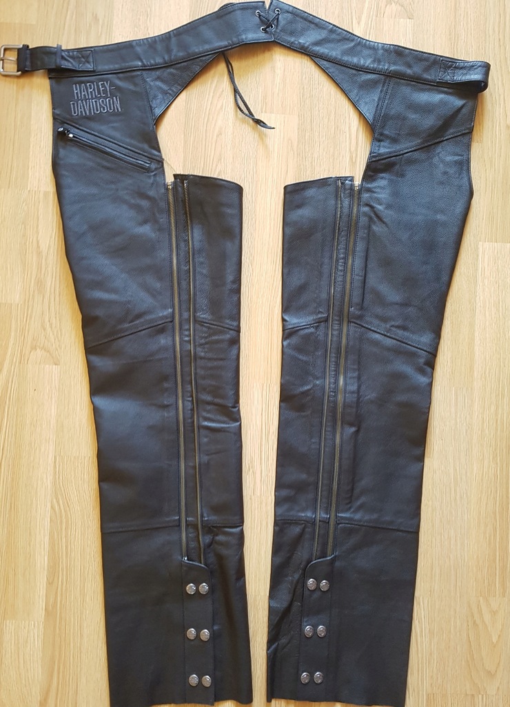 Harley Davidson skórzane spodnie motocyklowe