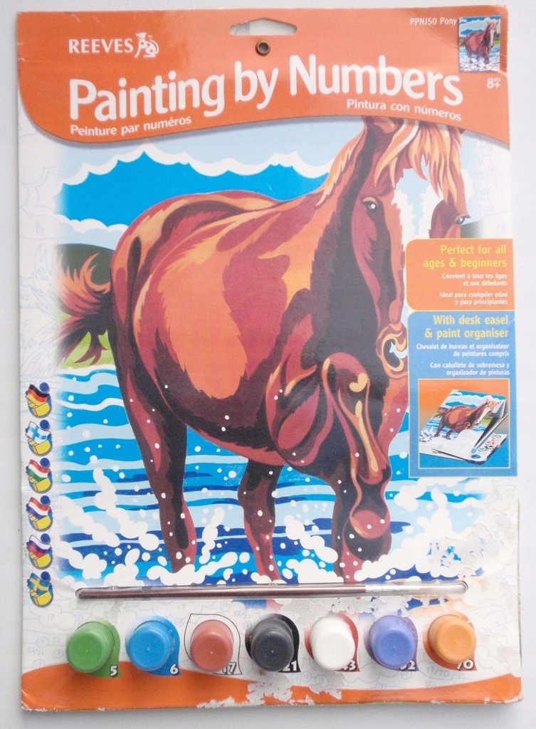 Reeves PAINTING BY NUMBERS koń MALOWANIE PO NUMERK