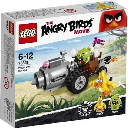 LEGO ANGRY BIRDS 75821 UCIECZKA SAMOCHODEM ŚWINEK