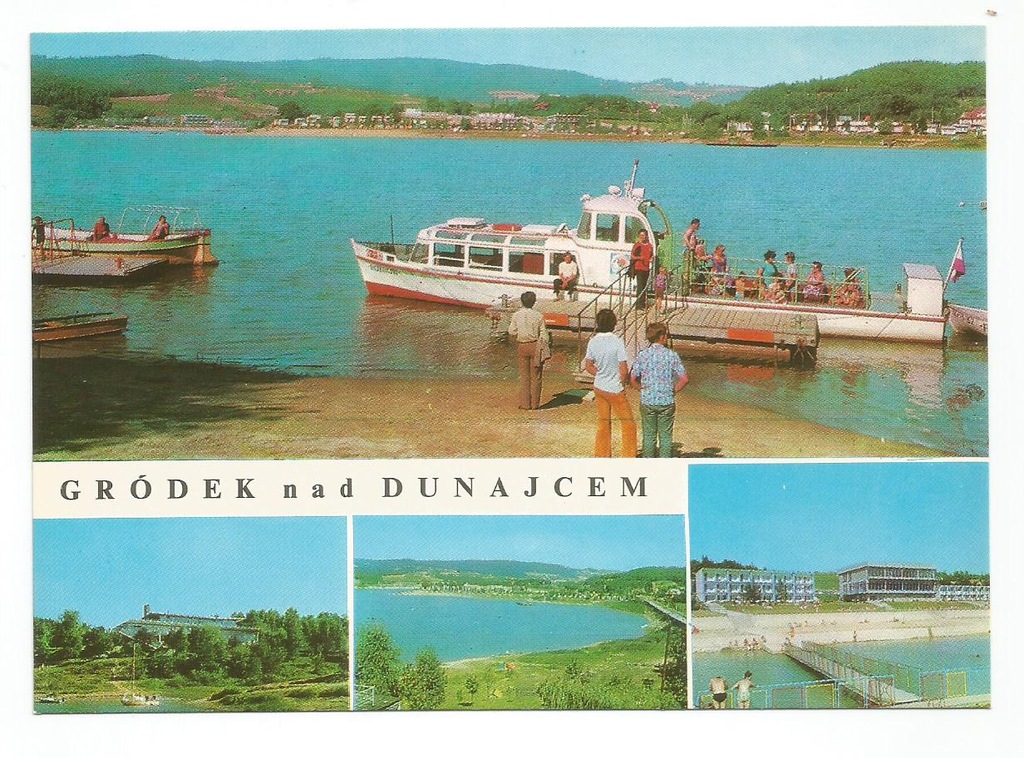 Grodek nad Dunajcem jezioro Roznowskie, statek