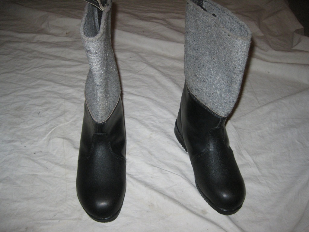 Buty skóro filce walonki 28(41,5) 27 cm MOCNE