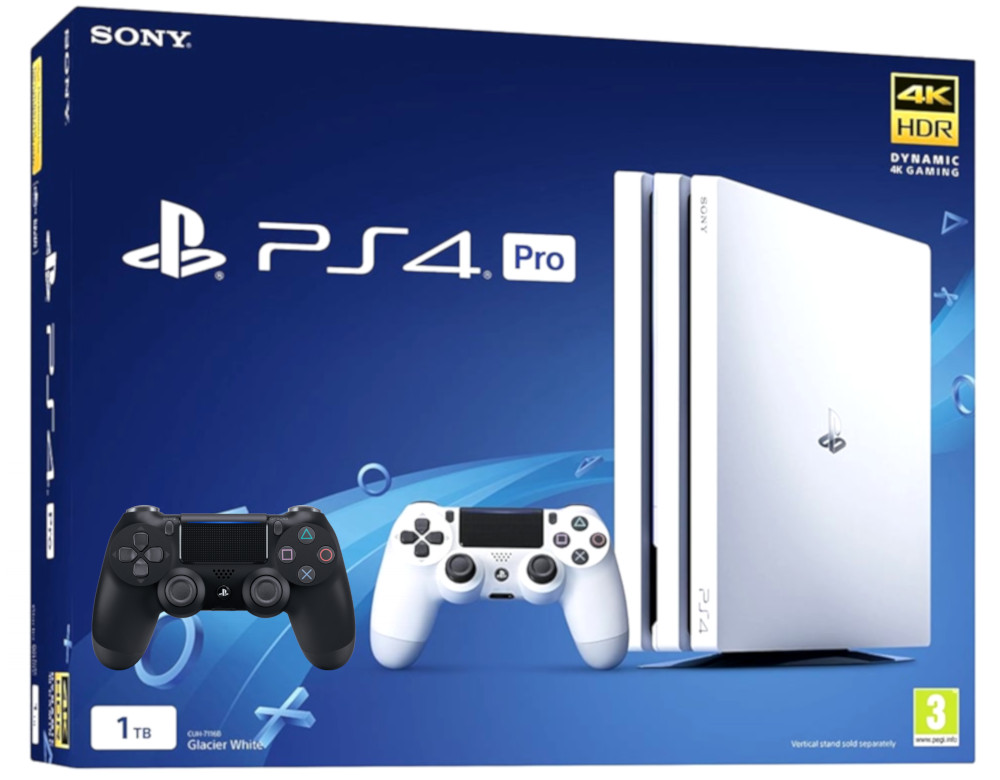 Nowa Konsola Sony Ps4 Pro 1tb BiaŁa 2x Dualshockv2 7338529528