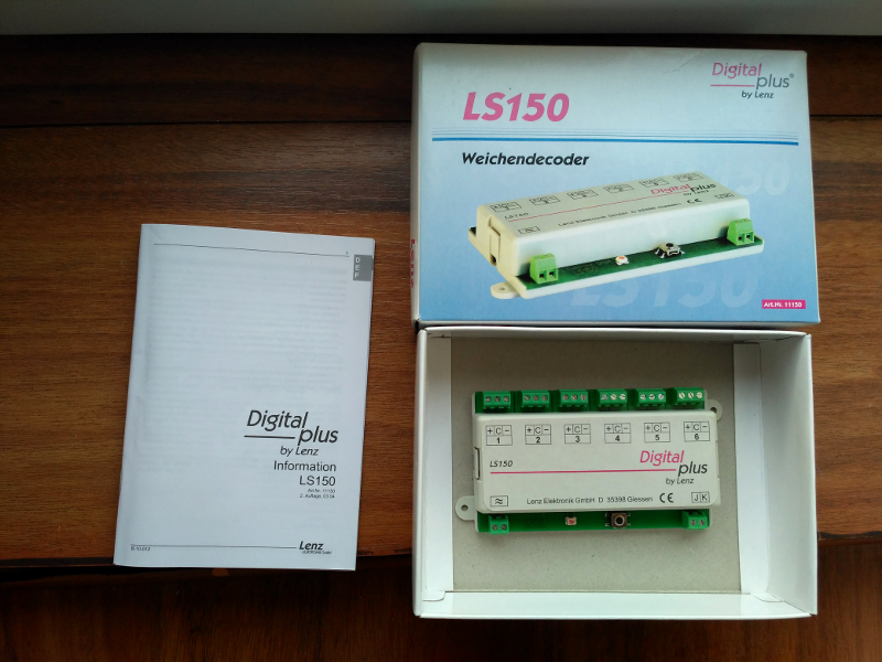 LENZ LS150 DEKODER FUNKCYJNY 6x DCC ZWROTNICE !!!