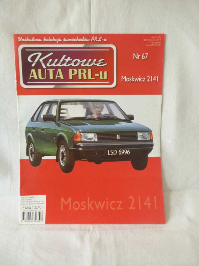 Gazetka Kultowe Auta PRLu - MOSKWICZ 2141