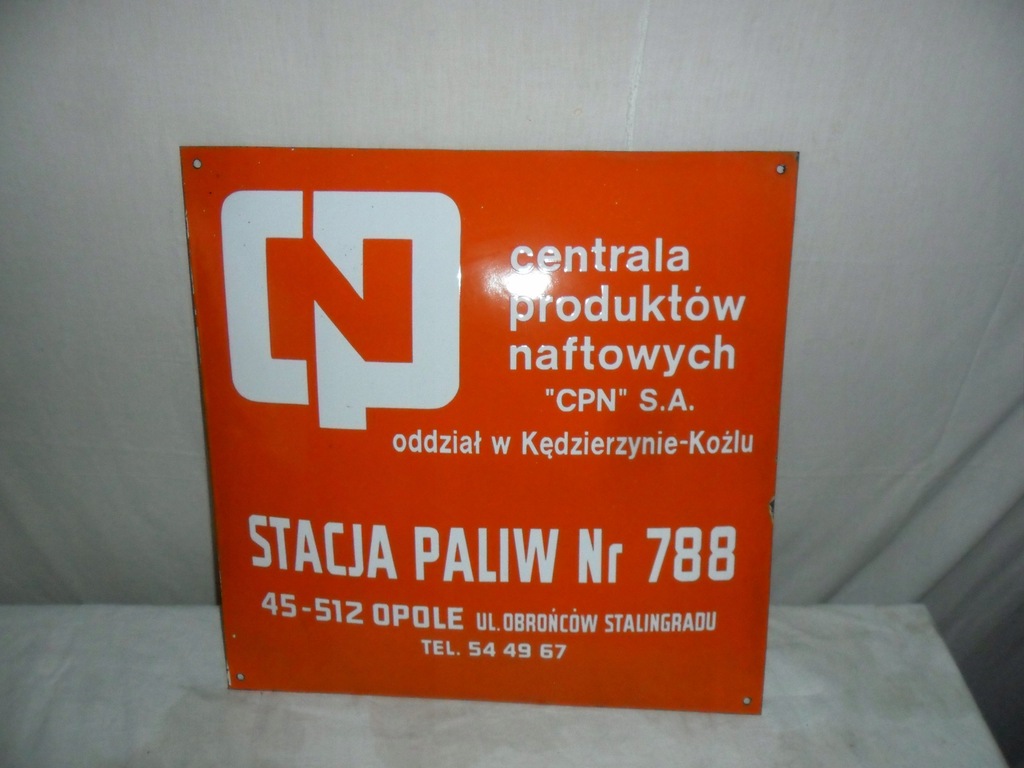CPN - SA - STACJA PALIW nr 788 - GRUBA EMALIA