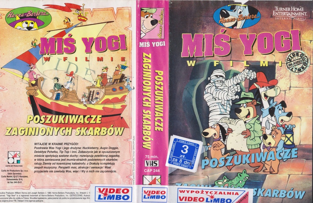 [VHS-916] MIŚ YOGI - POSZUKIWACZE... - rarytas !!!