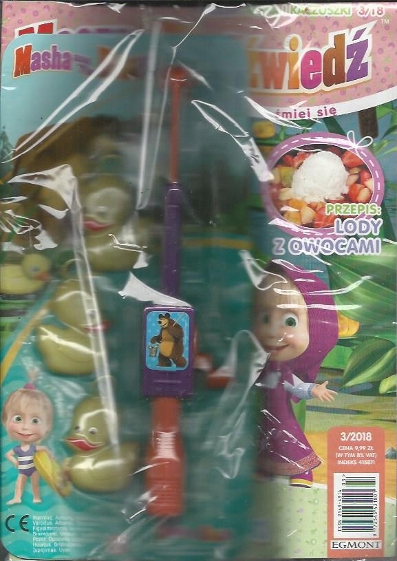 MASZA I NIEDŹWIEDŹ magazyn nr 3/18 + wędka i kaczu