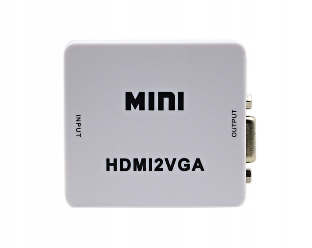 Konwerter video HDMI do VGA +audio