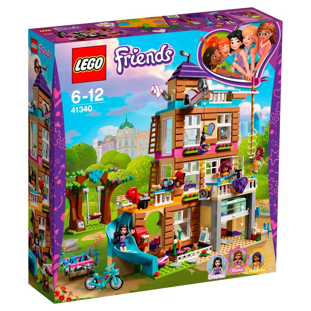 LEGO Friends Klocki Dom przyjaźni 722el. 41340