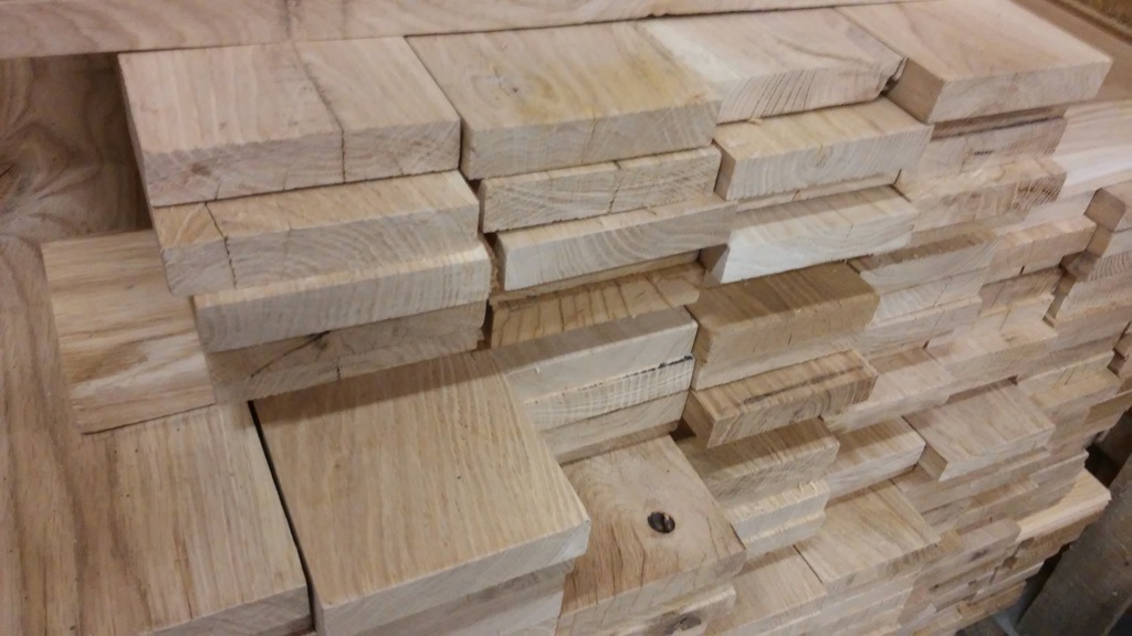 Deski dębowe 20x90x700mm suche, heblowane.