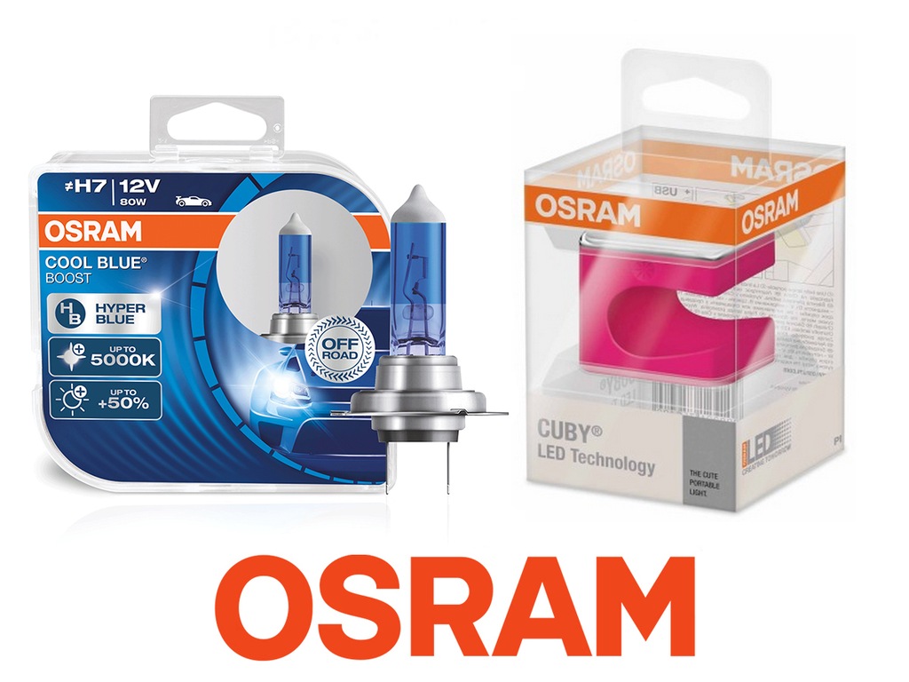 Osram COOL BLUE BOOST H7 80W 5000K Hyper +LATARKA - 7352421724 ...