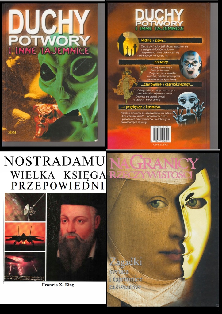 15 książek, Tajemnice Świata, Ufo, Magia, Potwory