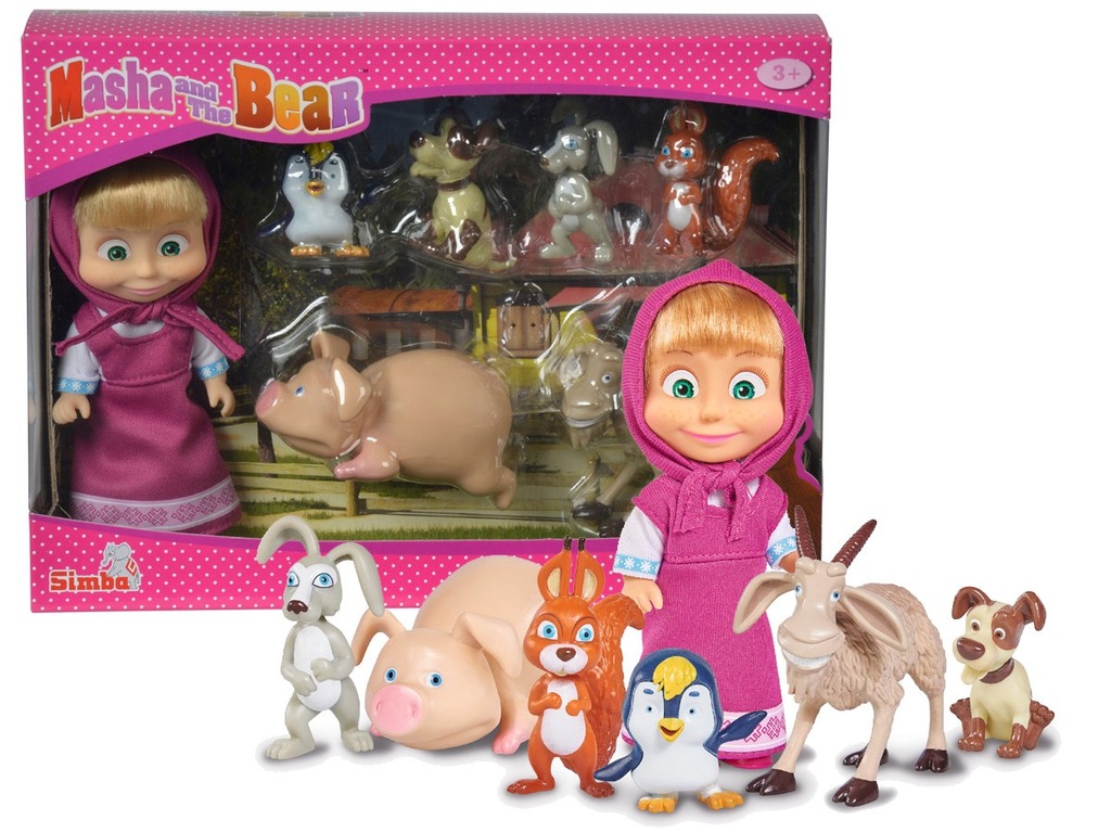 Simba MASZA I NIEDŹWIEDŹ I PRZYJACIELE FIGURKI