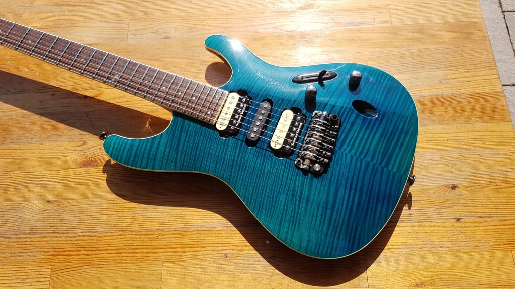 Ibanez SV5470 Natural Blue 2008 Japan ! - 7550985654 - oficjalne