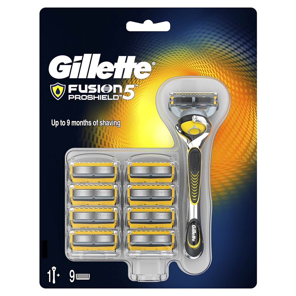 Gillette Fusion 5 Proshield Flexball 9-pak imp UK