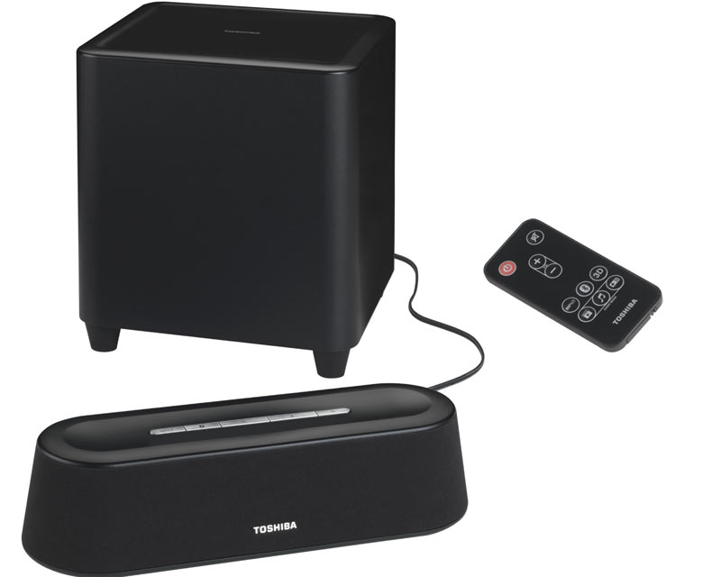 TOSHIBA MINI 3D SOUND BAR WITH SUBWOOFER- SBM1W